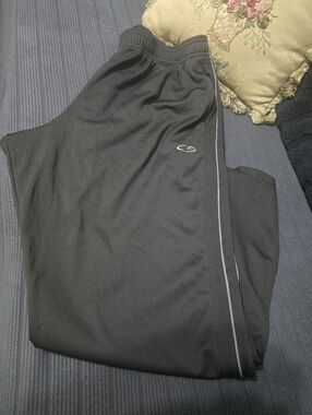 Champion Men's Black Athletic Track Pants